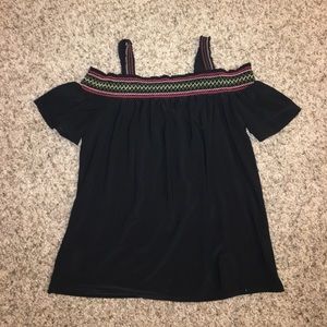 White House black market off the shoulder top